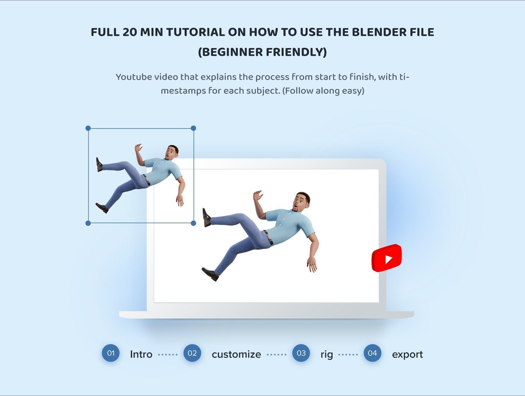 Blender tutorial included